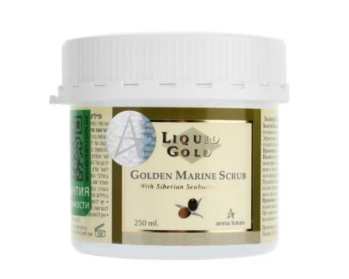 ANNA LOTAN Liquid Gold Golden Marine Scrub 250ml