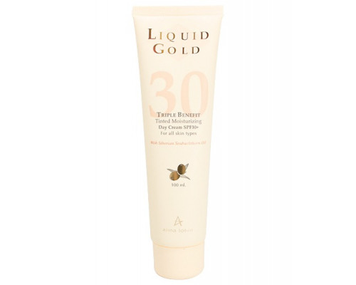 ANNA LOTAN Liquid Gold Triple Benefit Tinted Moisturizing Day Cream SPF 30 100ml